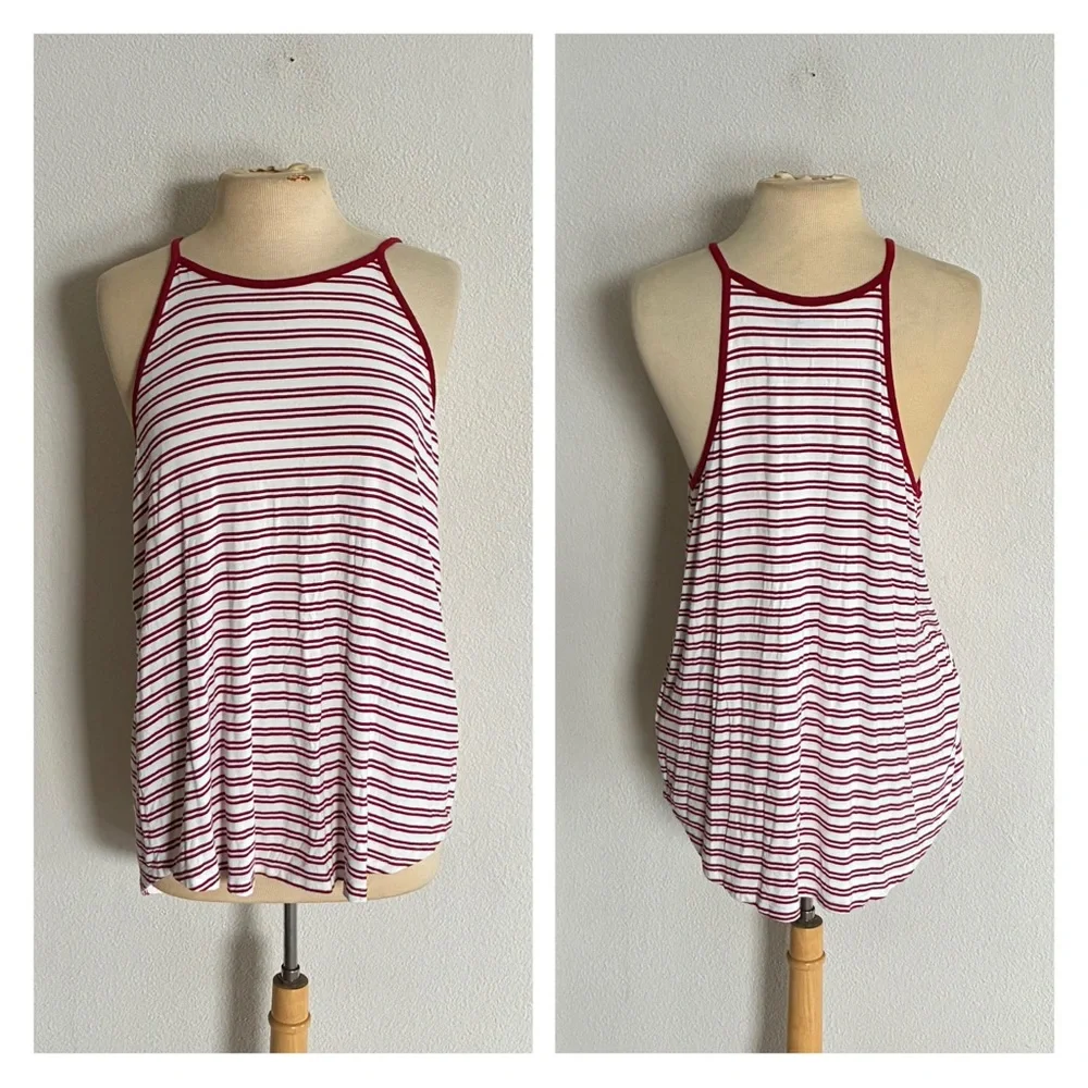 ❤️$5 Forever 21 striped tank - Picture 1 of 7